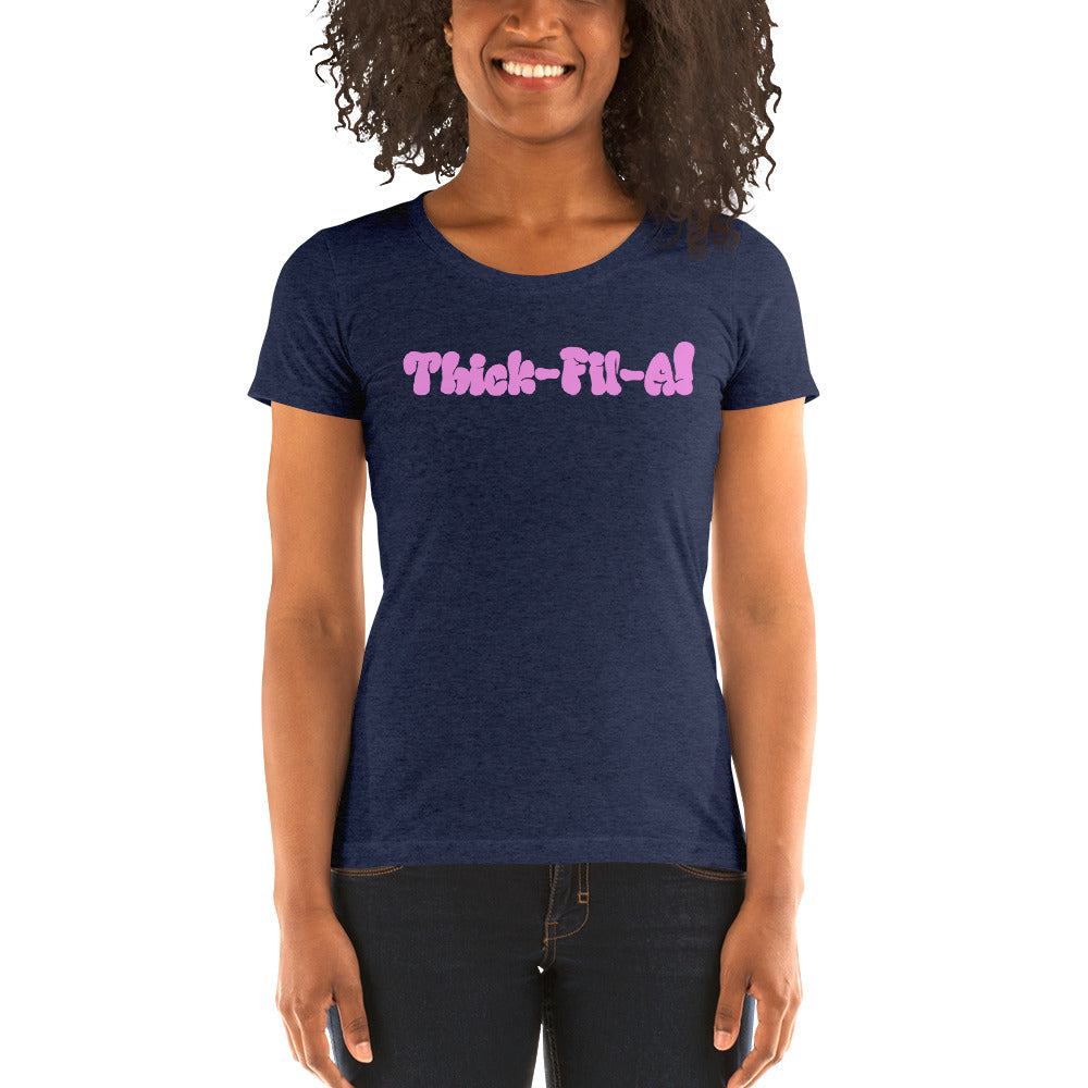Thick Fil A Ladies' short sleeve t-shirt - LeMack