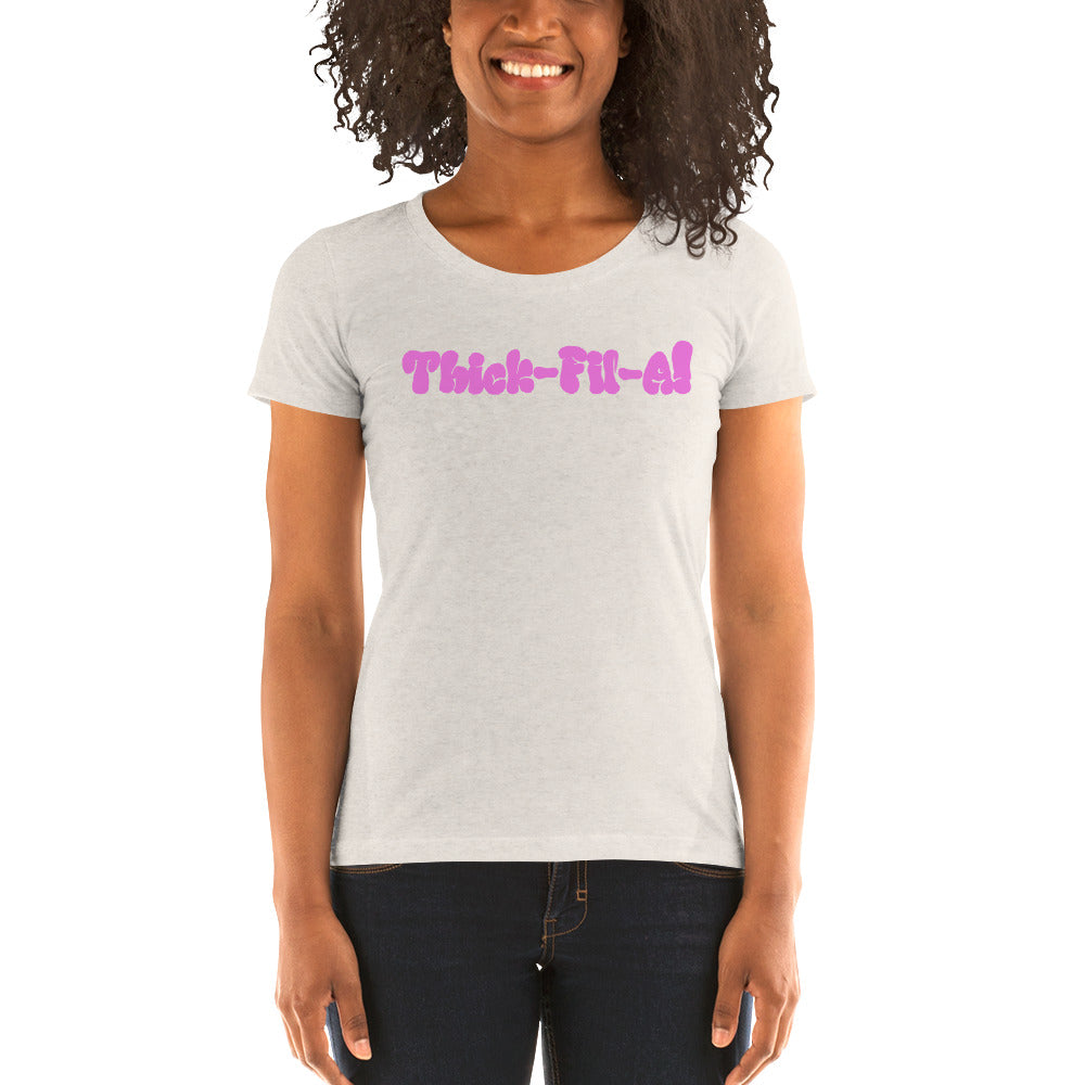 Thick Fil A Ladies' short sleeve t-shirt - LeMack