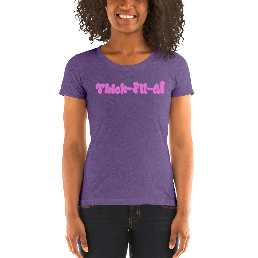 Thick Fil A Ladies' short sleeve t-shirt - LeMack