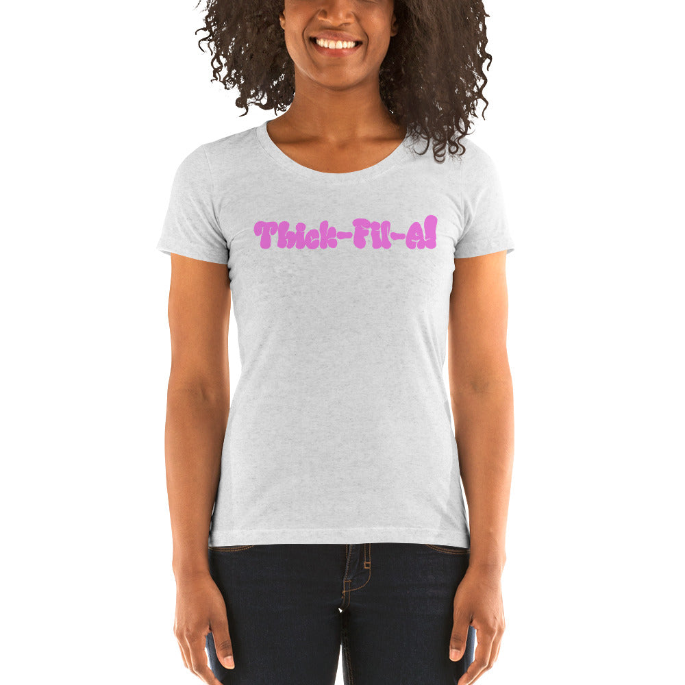 Thick Fil A Ladies' short sleeve t-shirt - LeMack