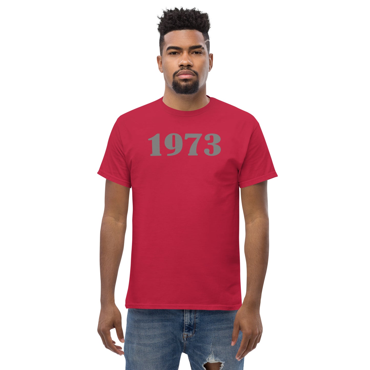 Gray 1973 Men's classic tee