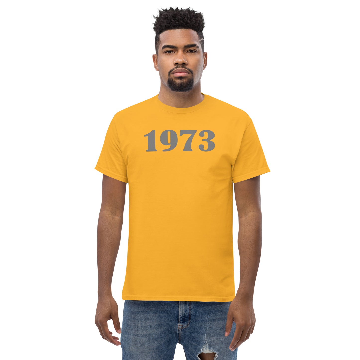 Gray 1973 Men's classic tee