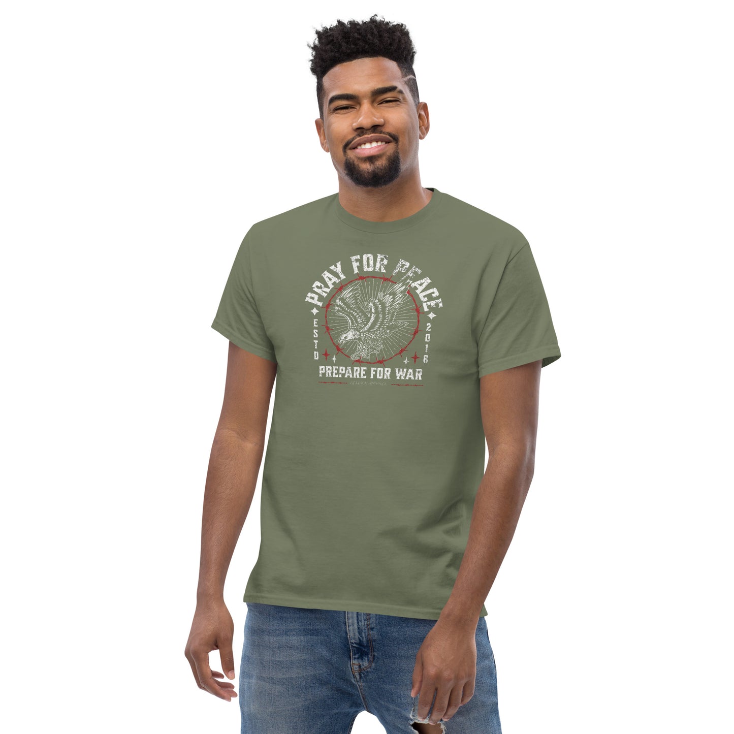 Peace and War Men's classic tee