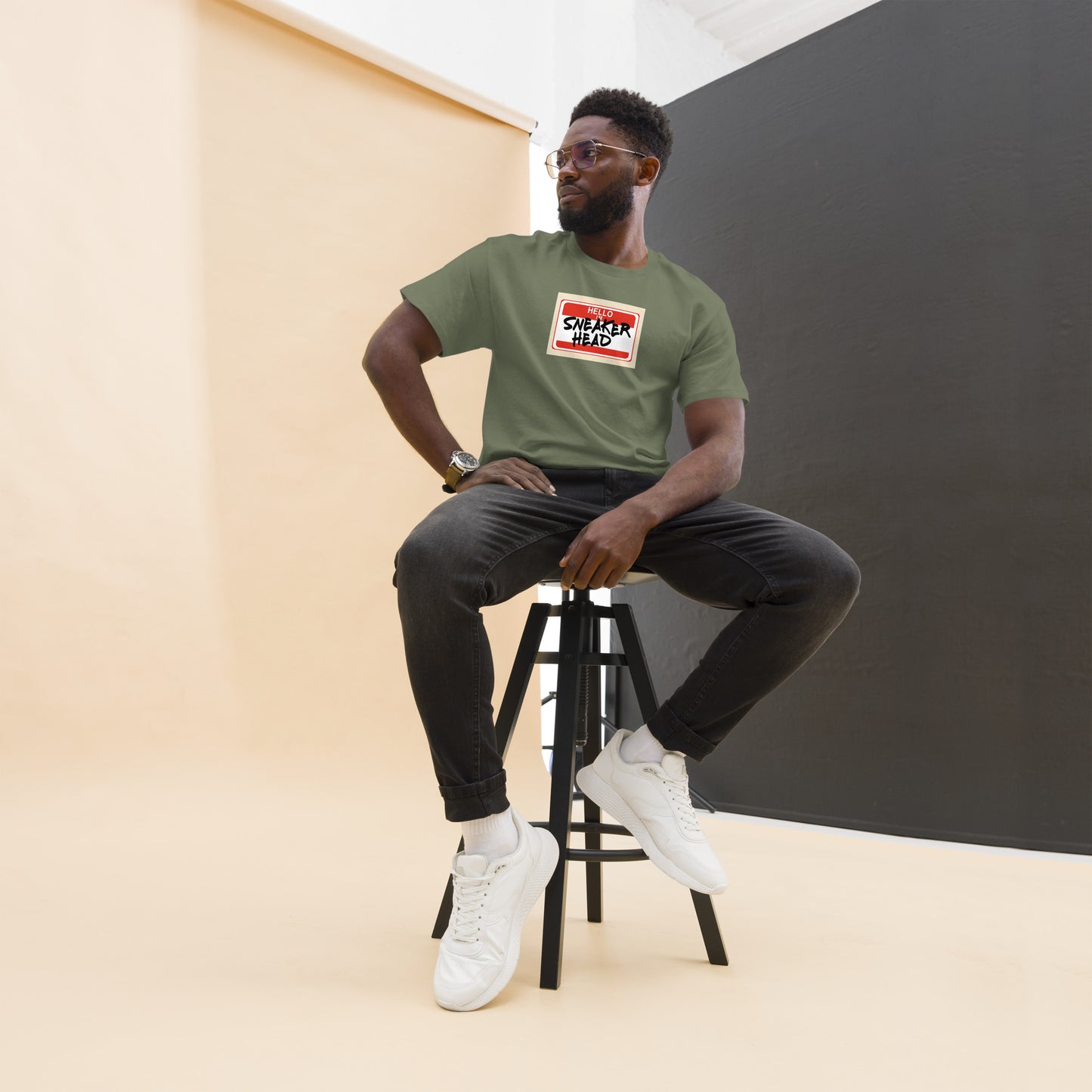 Hello Im Sneaker Head Men's classic tee