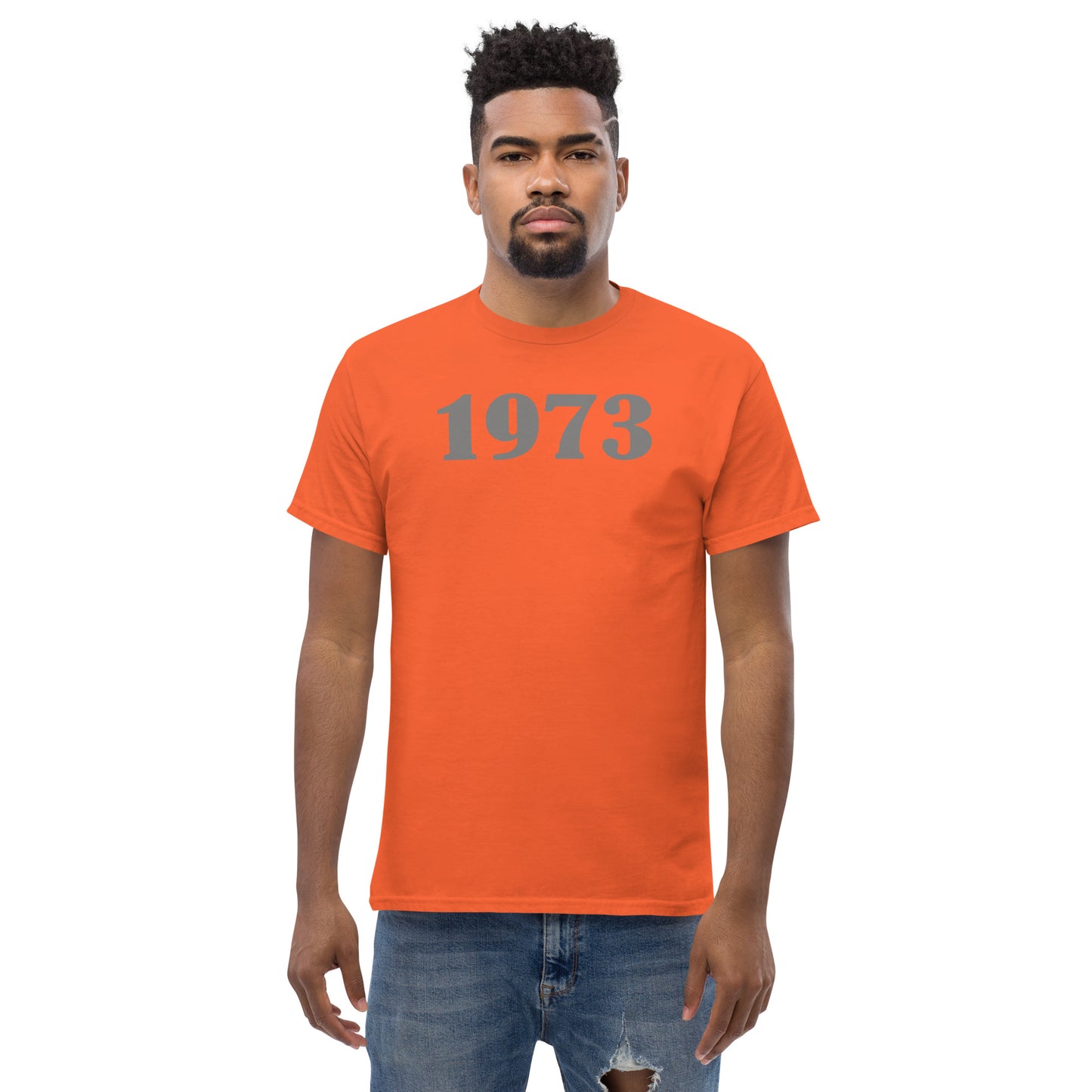 Gray 1973 Men's classic tee