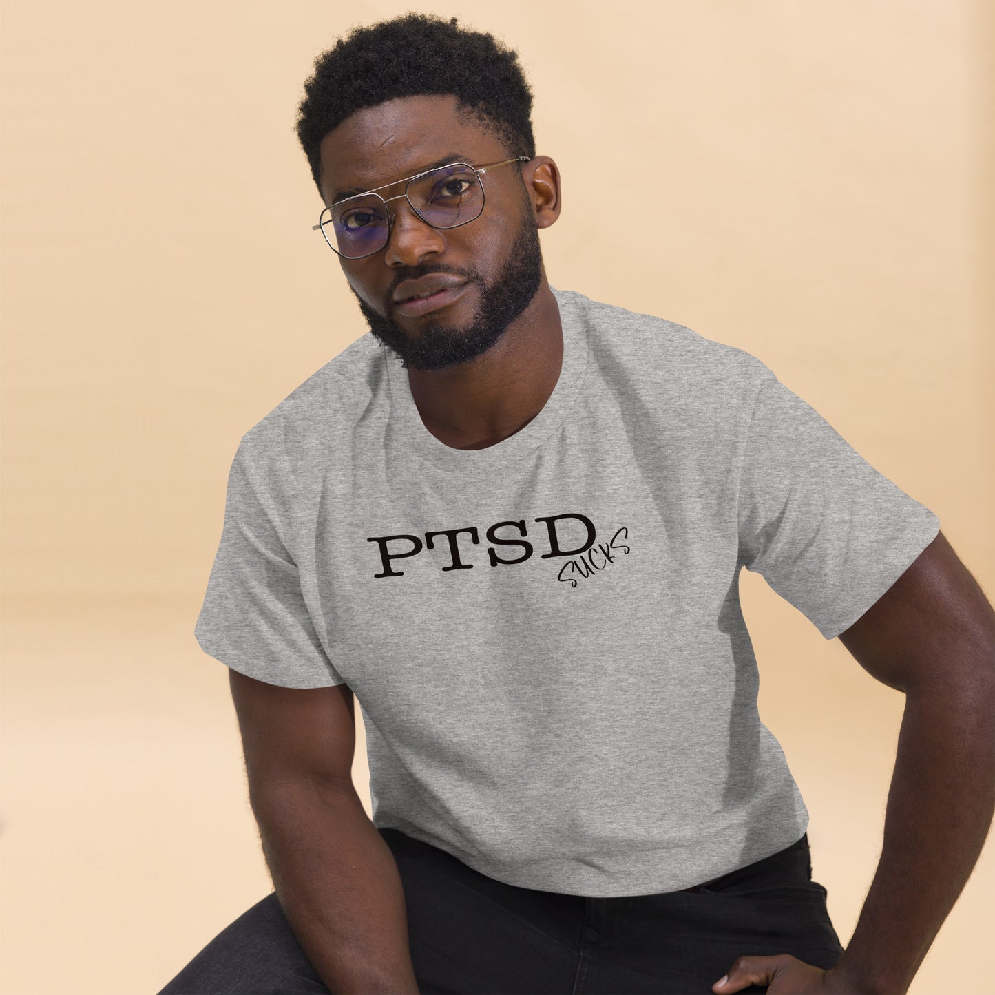 PTSD Sucks Men's classic tee