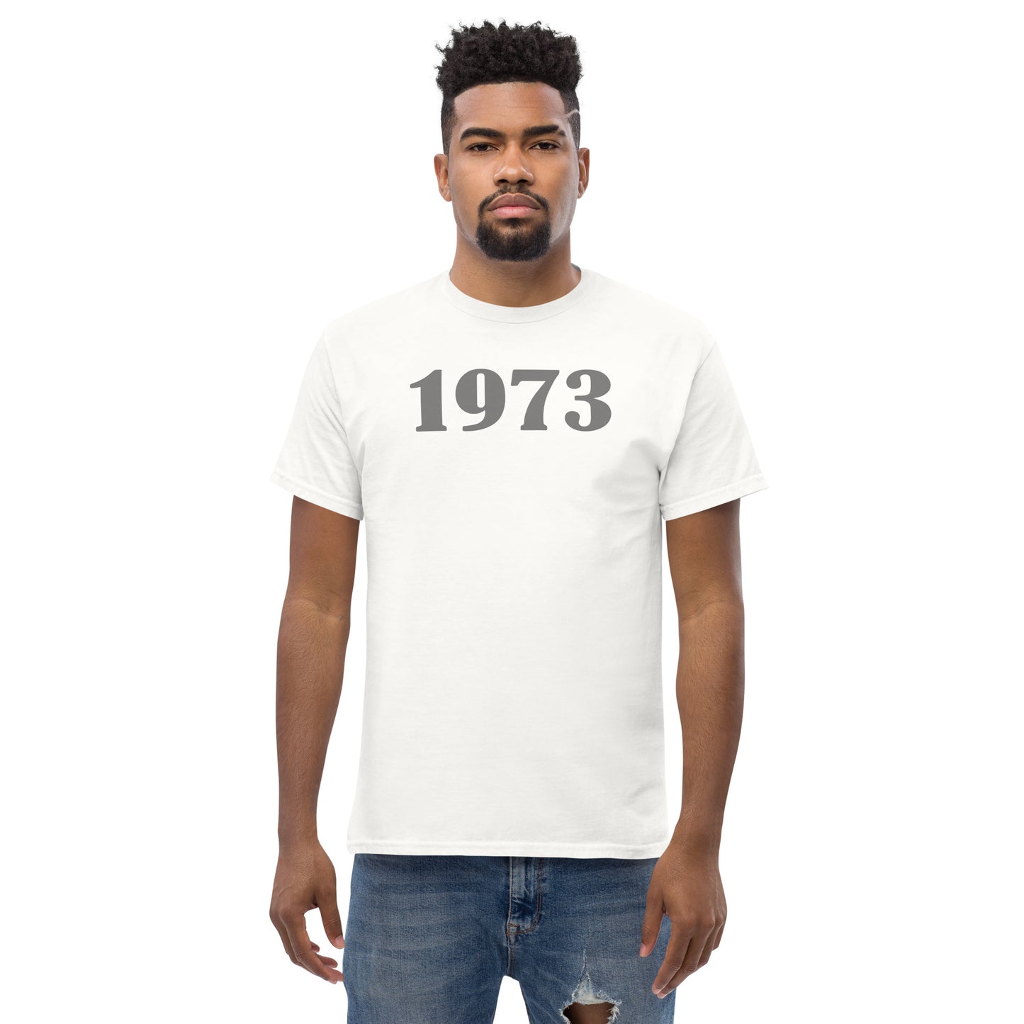 Gray 1973 Men's classic tee