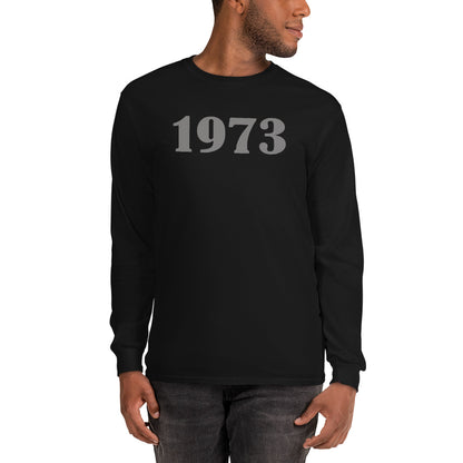 Gray 1973 Men’s Long Sleeve Shirt