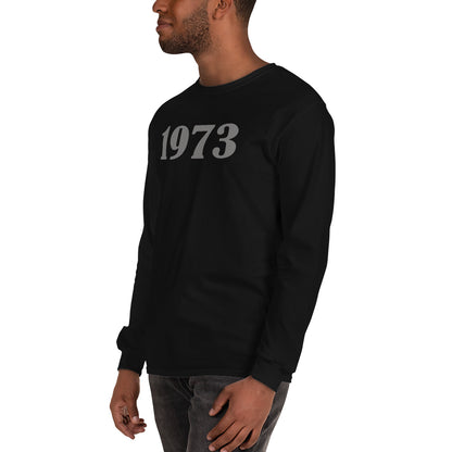 Gray 1973 Men’s Long Sleeve Shirt