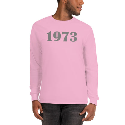 Gray 1973 Men’s Long Sleeve Shirt