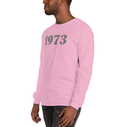 Gray 1973 Men’s Long Sleeve Shirt