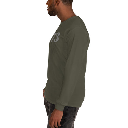 Gray 1973 Men’s Long Sleeve Shirt