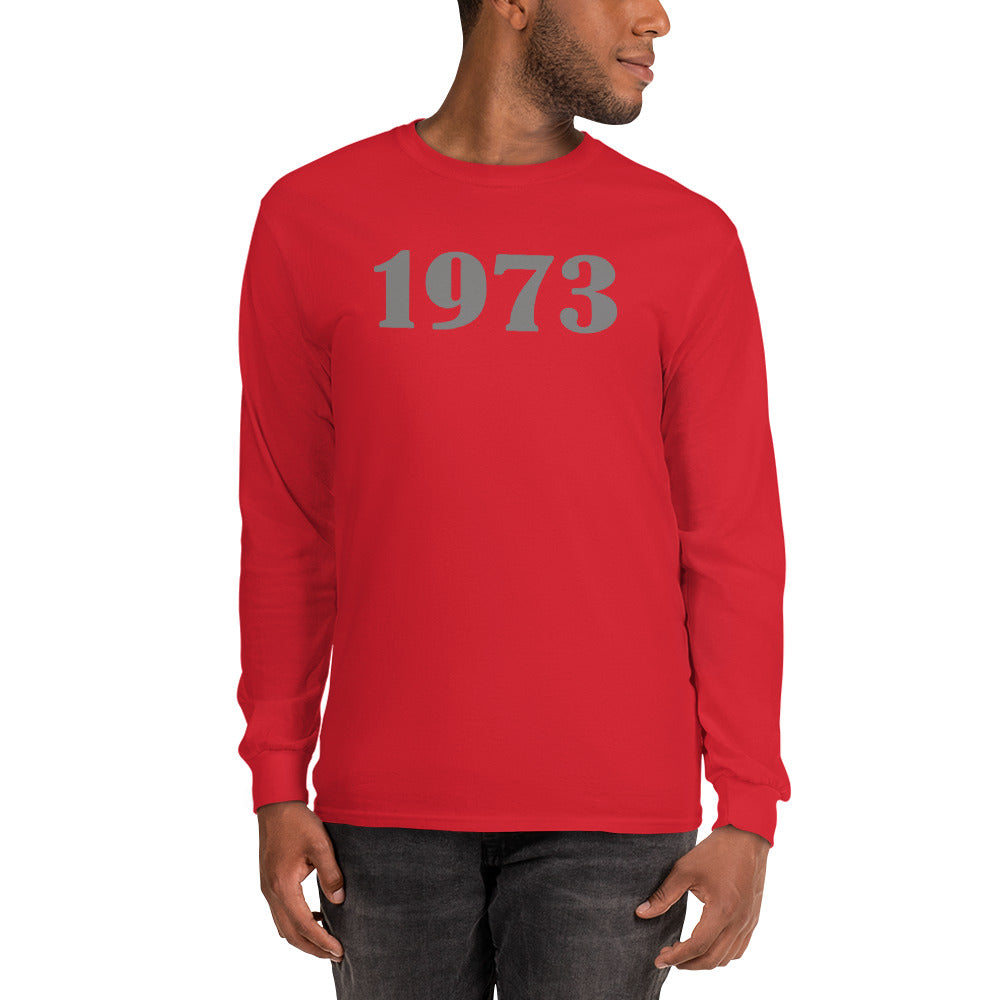 Gray 1973 Men’s Long Sleeve Shirt