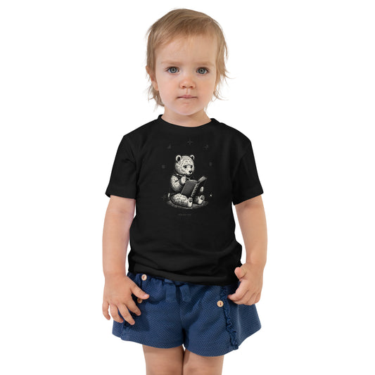 Toddler Reading Bear Short Sleeve Tee