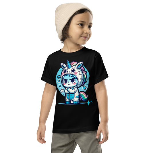 Toddler Spoiled Unicorn Short Sleeve Tee