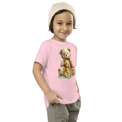 Toddler Two Teddy Bear Short Sleeve Tee