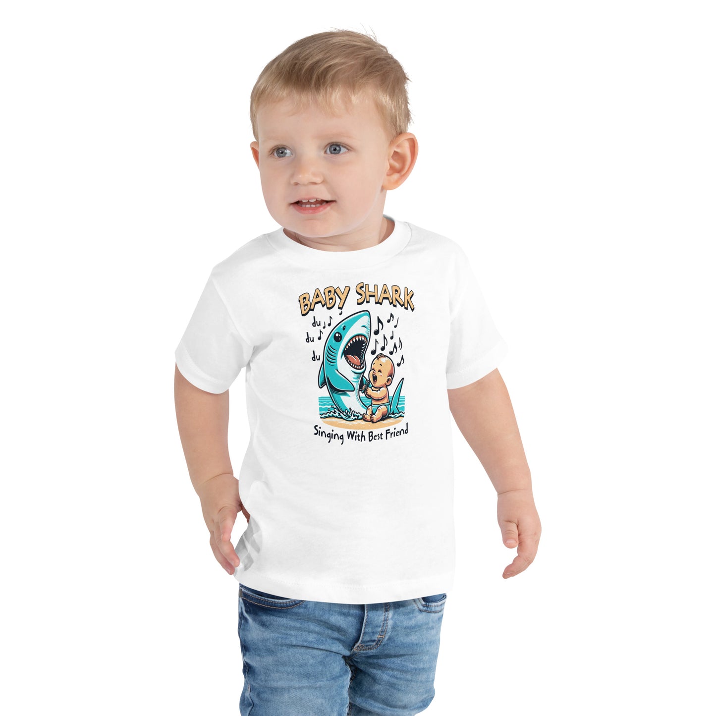 Toddler Shark Short Sleeve Tee