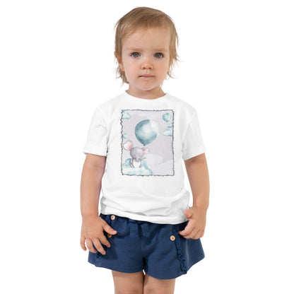 Toddler Bear & Balloon Short Sleeve Tee