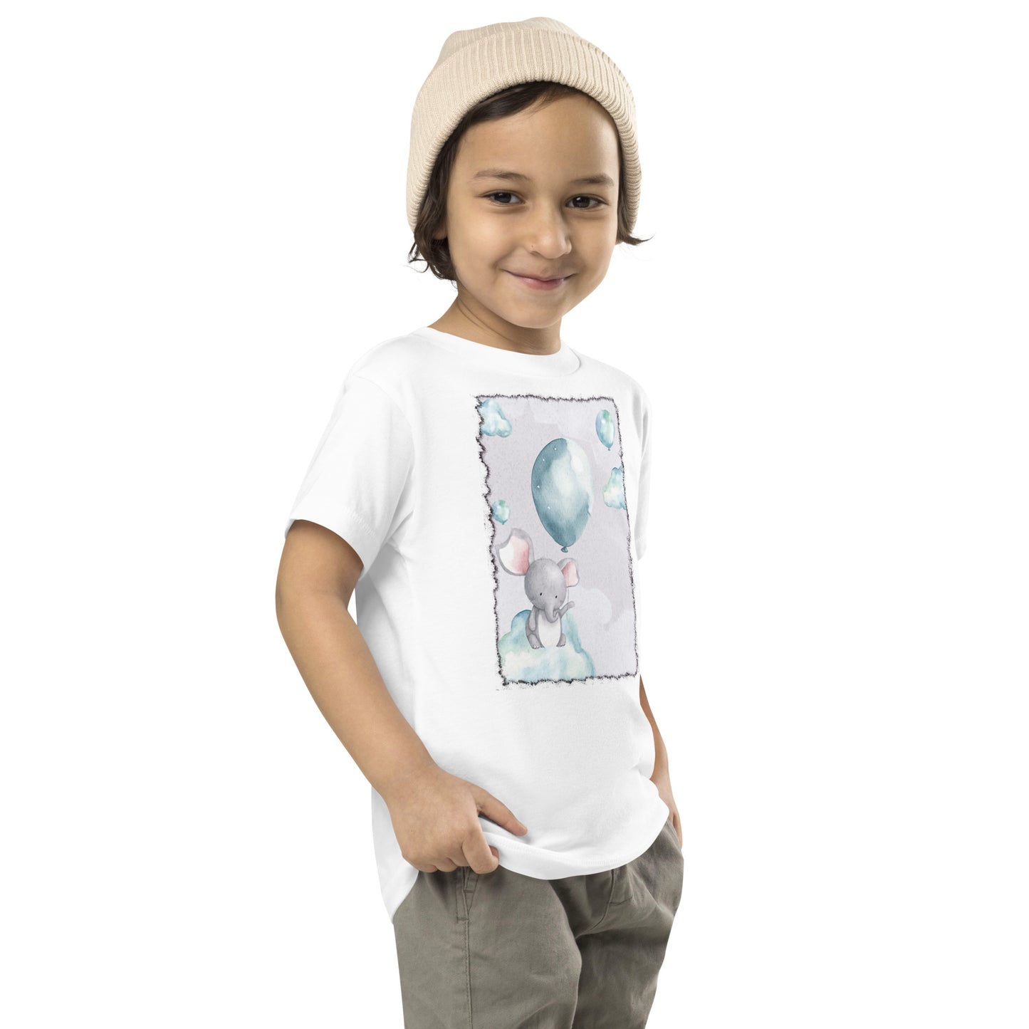 Toddler Bear & Balloon Short Sleeve Tee