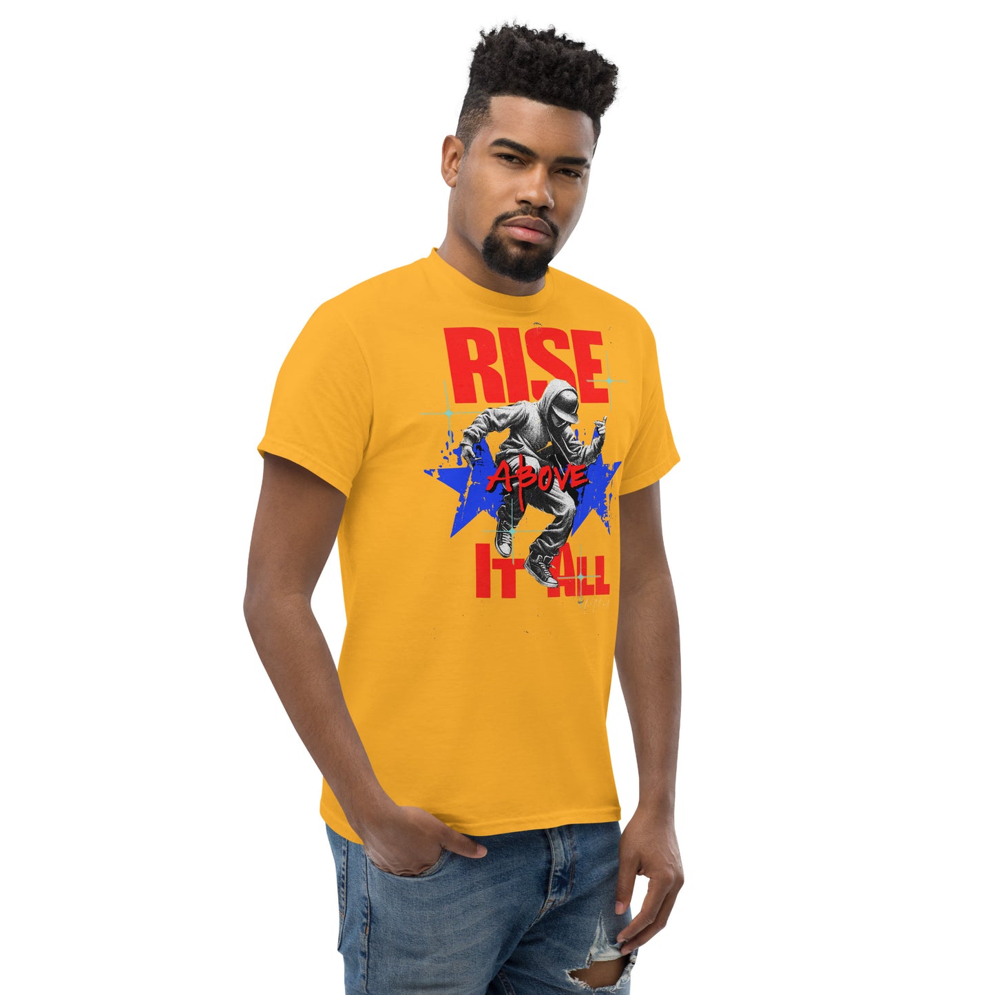 Unisex Rise above it all classic tee