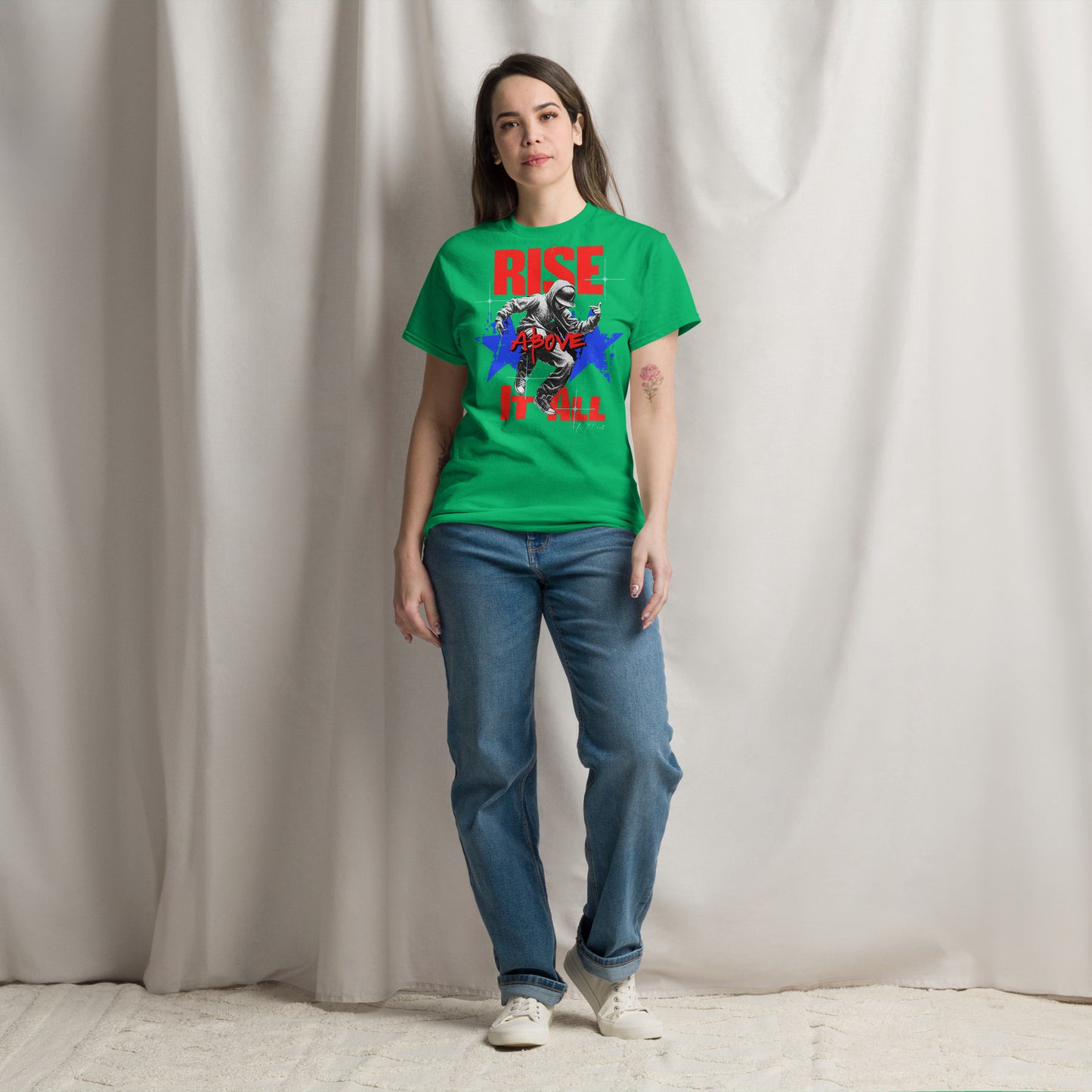 Unisex Rise above it all classic tee