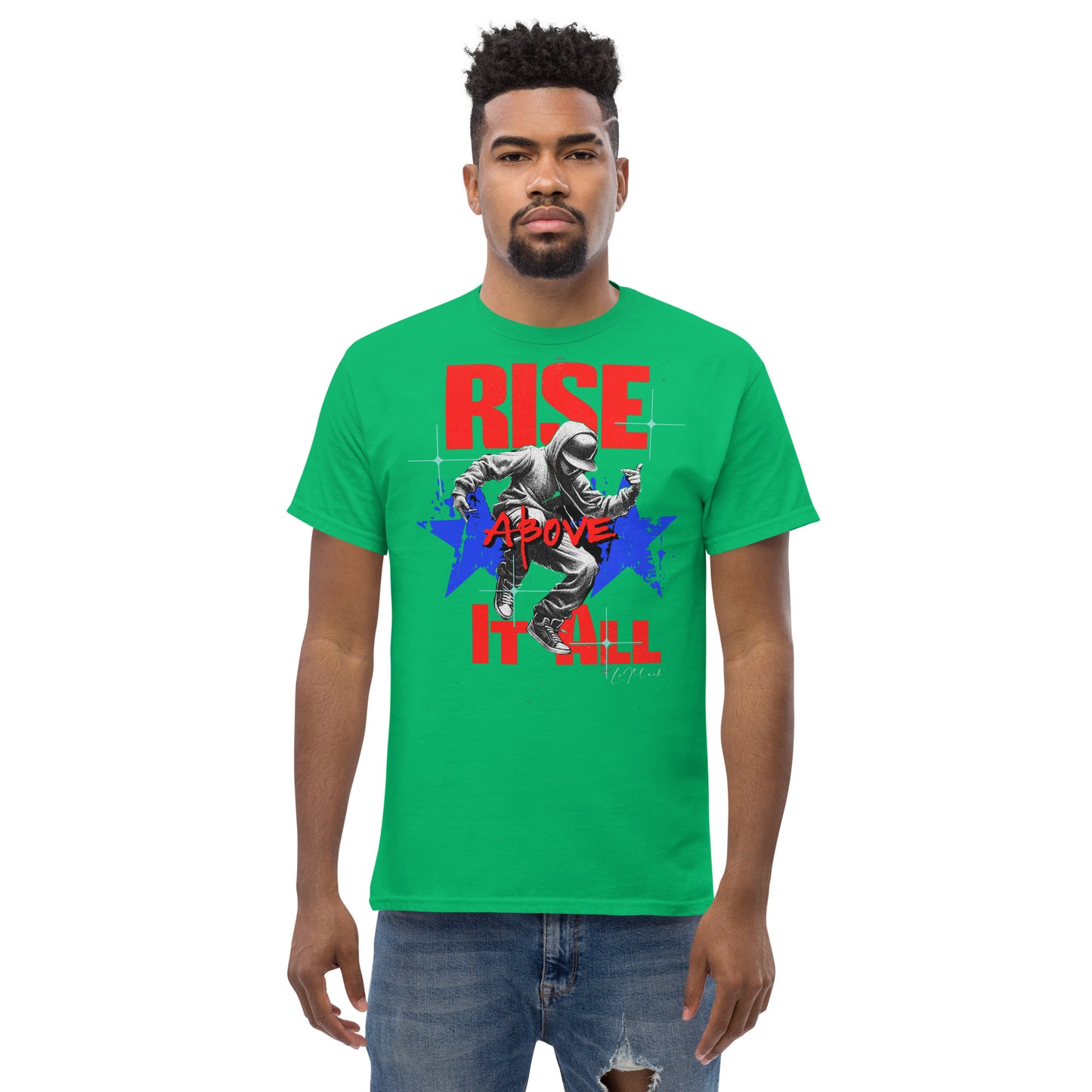 Unisex Rise above it all classic tee