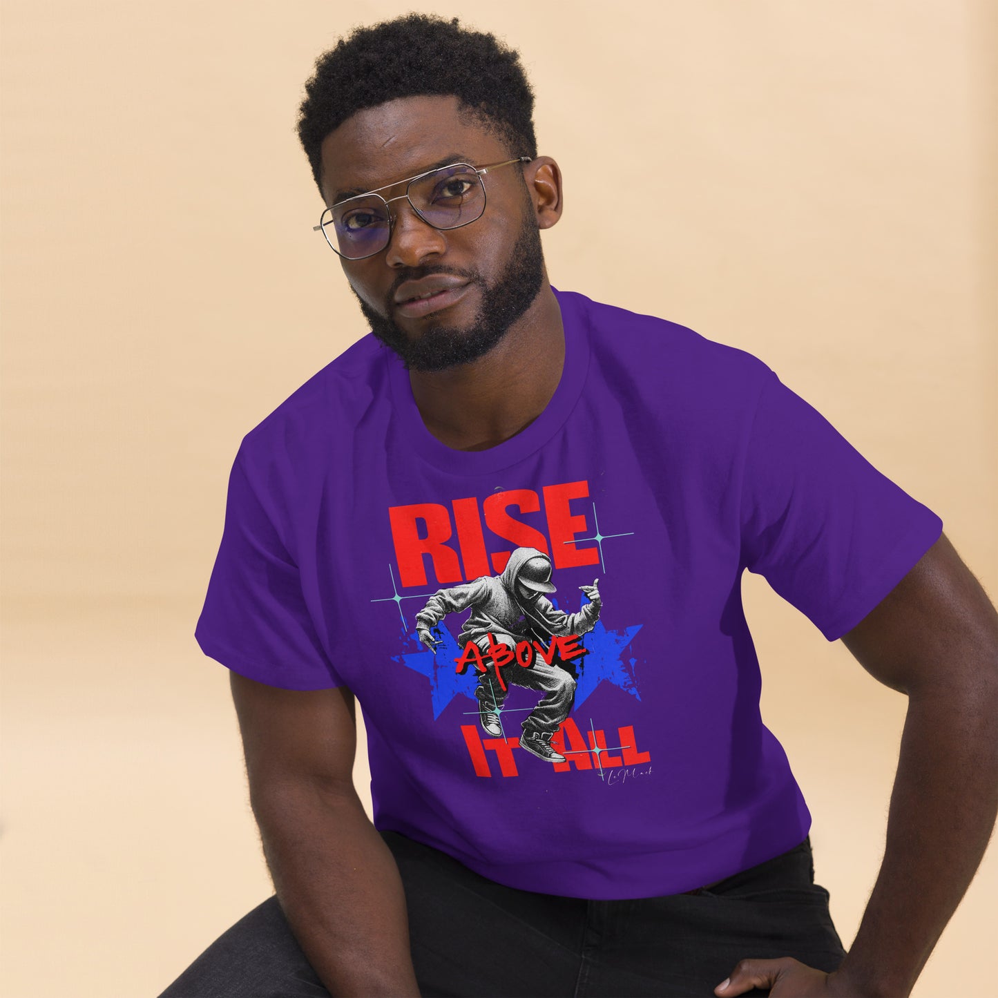 Unisex Rise above it all classic tee