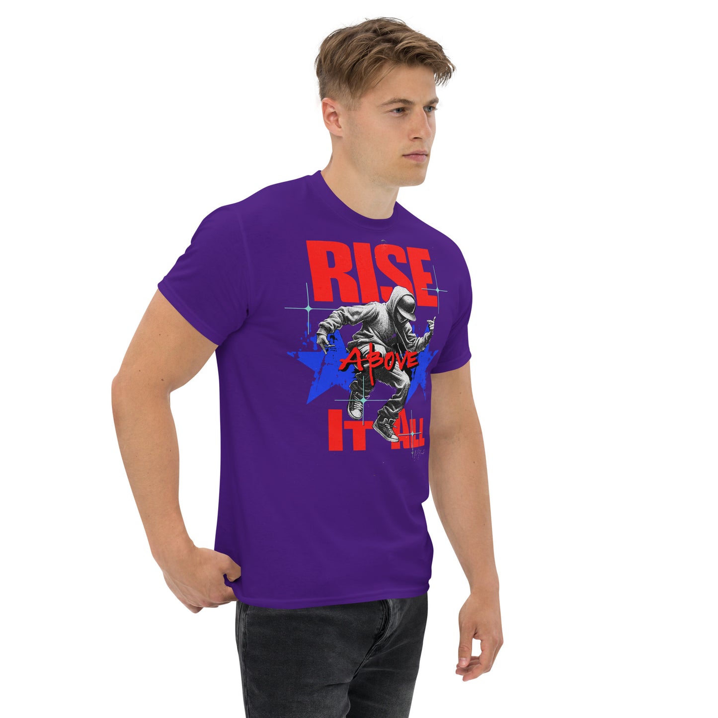 Unisex Rise above it all classic tee