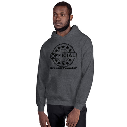 Official Ground Pounder (Black Letters) Unisex Hoodie