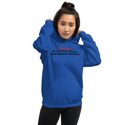 SpeakerPhone Unisex Hoodie