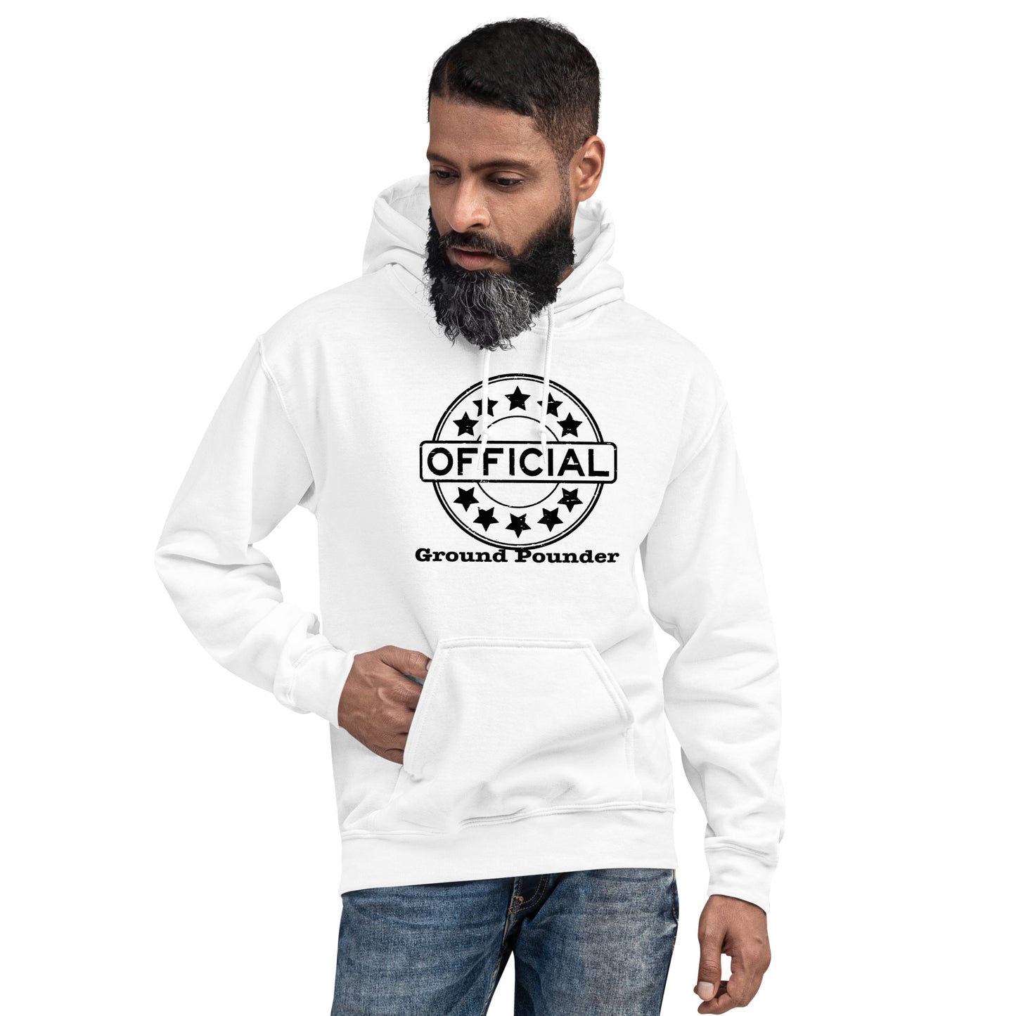 Official Ground Pounder (Black Letters) Unisex Hoodie