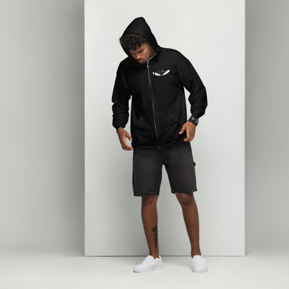 LeMack Apparel II (Racing) Flag Unisex heavy blend zip hoodie