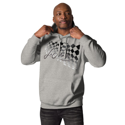 LeMack Wave Race Flag Unisex Hoodie