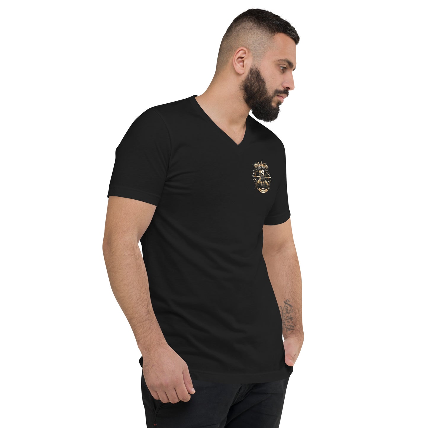 Campbell Kutz Unisex Short Sleeve V-Neck T-Shirt