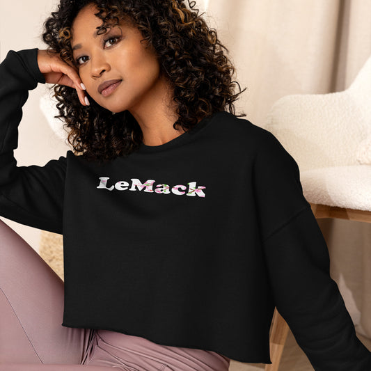 LeMack Cherry Blossom Crop Sweatshirt