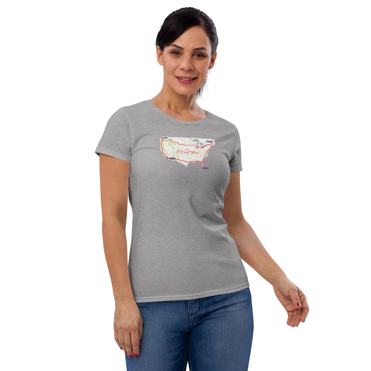 Women's Four Corner Run Short Sleeve Tee