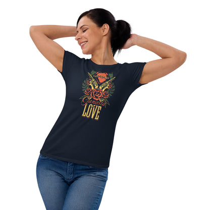 Gangsta Love Women's short sleeve t-shirt