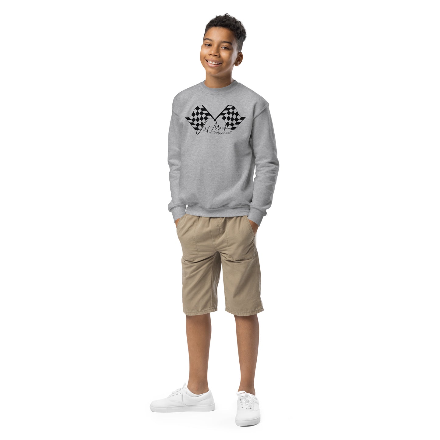 LeMack Racing Youth crewneck sweatshirt