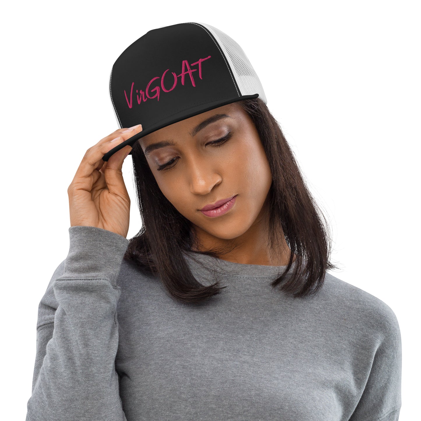 Pink VirGOAT Logo Trucker Cap - LeMack 