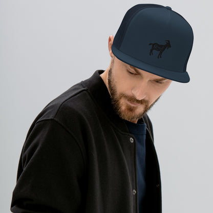 GOAT Black Logo Trucker Cap - LeMack 