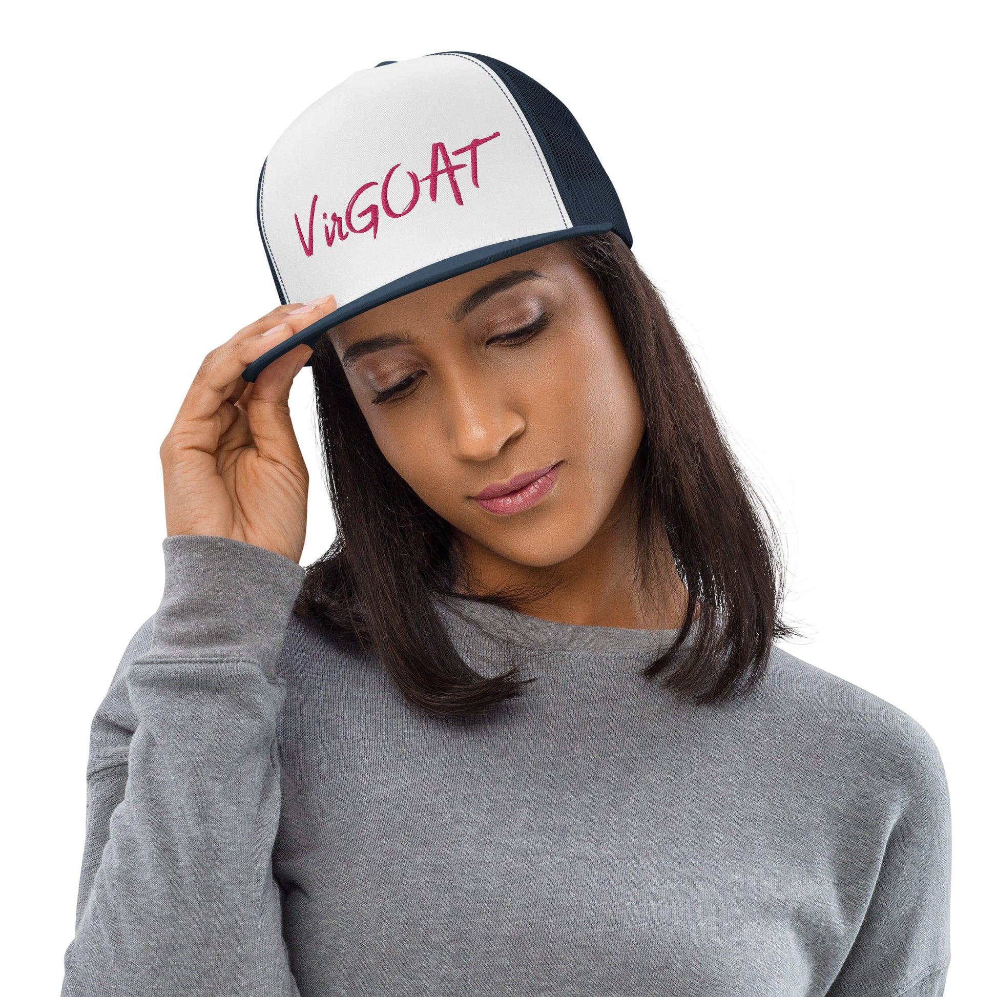 Pink VirGOAT Logo Trucker Cap - LeMack 