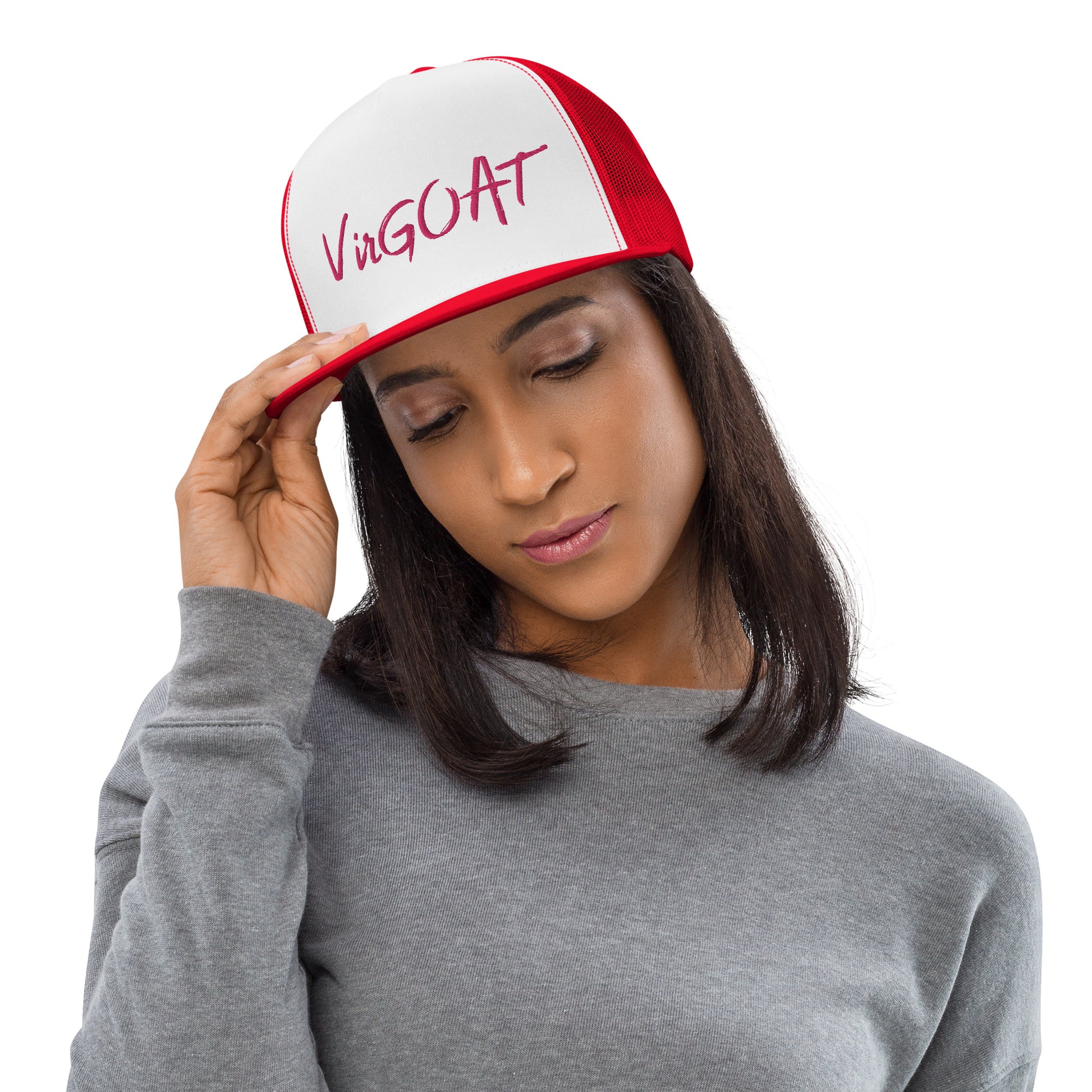 Pink VirGOAT Logo Trucker Cap - LeMack 