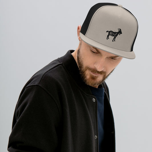 GOAT Black Logo Trucker Cap - LeMack 