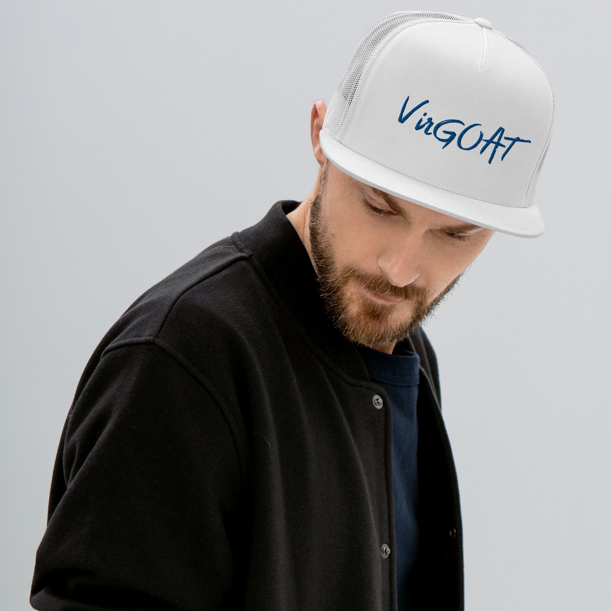 VirGoat Blue Trucker Cap - LeMack 