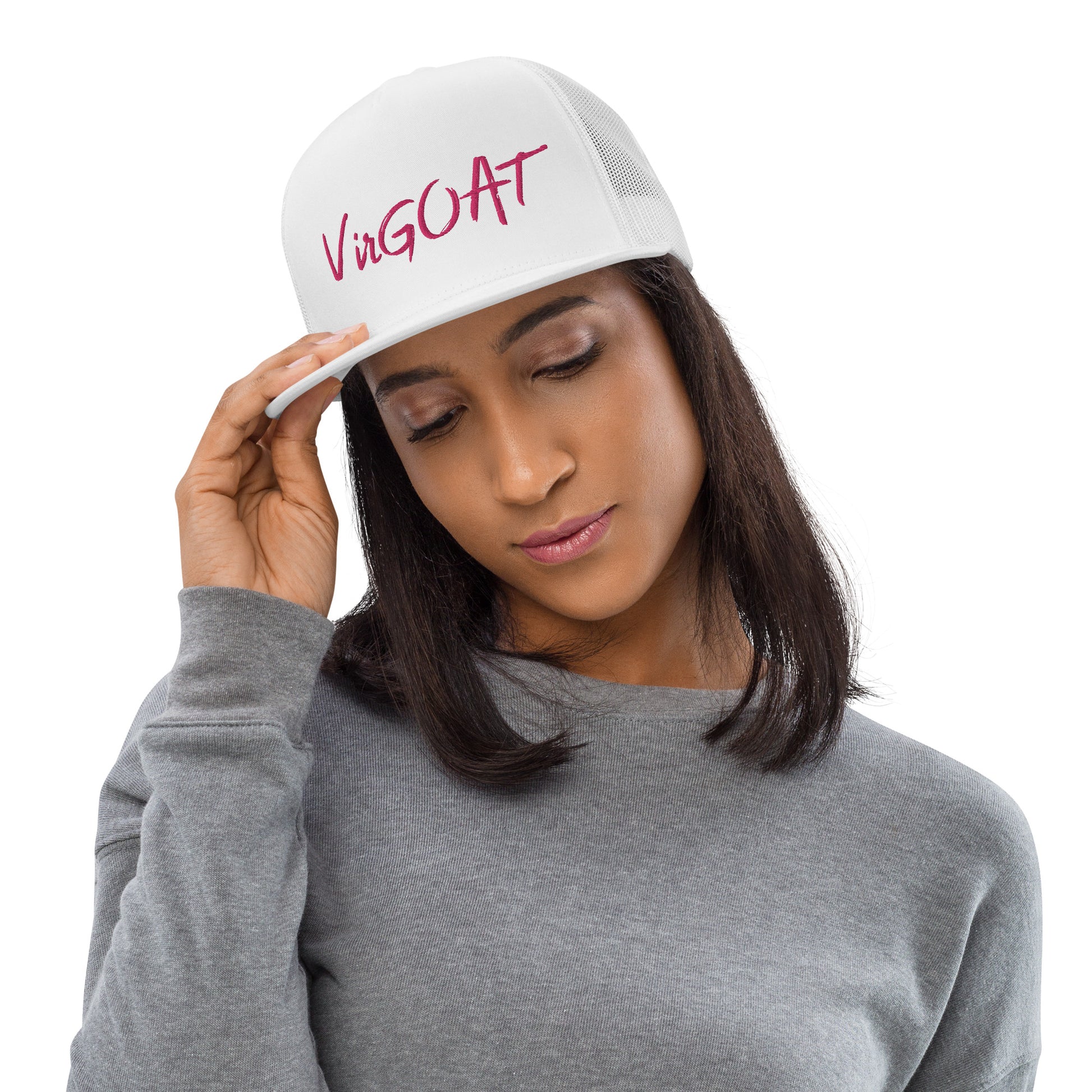 Pink VirGOAT Logo Trucker Cap - LeMack 