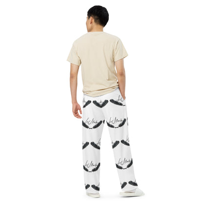 LeMack All-over print unisex wide-leg pants - LeMack 