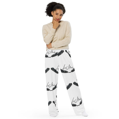 LeMack All-over print unisex wide-leg pants - LeMack 