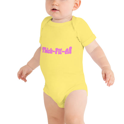 Thick Fil A Baby short sleeve one piece - LeMack 