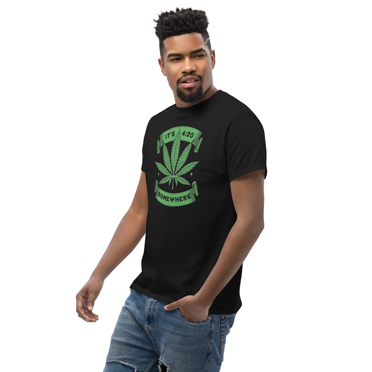 Its 420 Somewhere Men's classic tee