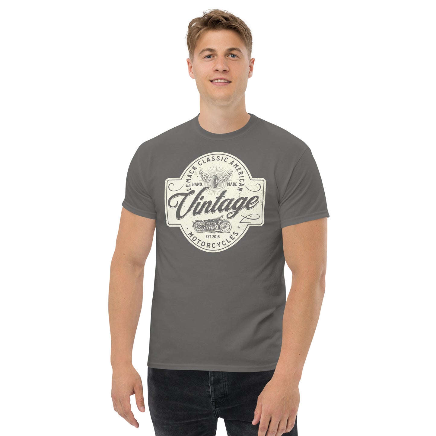 Vintage INDIAN Motorcycle Men's classic tee